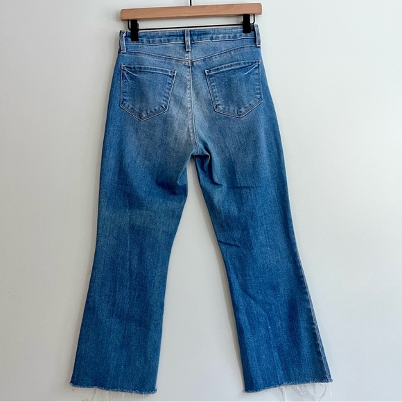 L’Angence Kendra High Rise Cropped Flare Jeans Size 26 - Picture 7 of 10